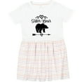 thumbnail image 3 of Inktastic Sister Bear Native Arrow Girls Toddler Dress, 3 of 5