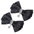 thumbnail image 3 of Raindrops 1 Pair Rhinestone Bow Shoe Clips for Pumps Wedding Party, 3 of 7