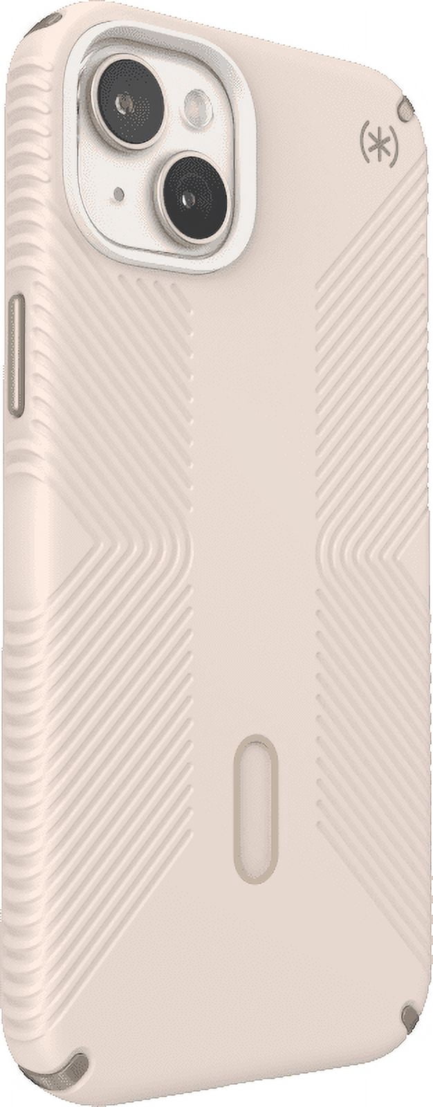 Speck iPhone 15 Plus Case-Presidio2 Grip-ClickLock-MagSafe-6.7 Inch Phone Case-Bleached Bone/Heirloom Gold/Hazel Brown