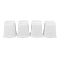 thumbnail image 1 of Furniture Risers, Bed Risers White Trapezoid 6 Inch Raise 4 Pcs  For Home, 1 of 8