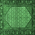 thumbnail image 1 of Ahgly Company Indoor Square Persian Emerald Green Traditional Area Rugs, 3' Square, 1 of 4