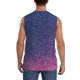 thumbnail image 4 of Balery Violet Glitter Camisetas sin mangas para hombre, absorbe la humedad y protege contra el mal olor.-Medium, 4 of 7