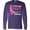 Purple, variant on Inktastic Breast Cancer Awareness Nobody Fights Alone Pink Ribbon Long Sleeve T-Shirt