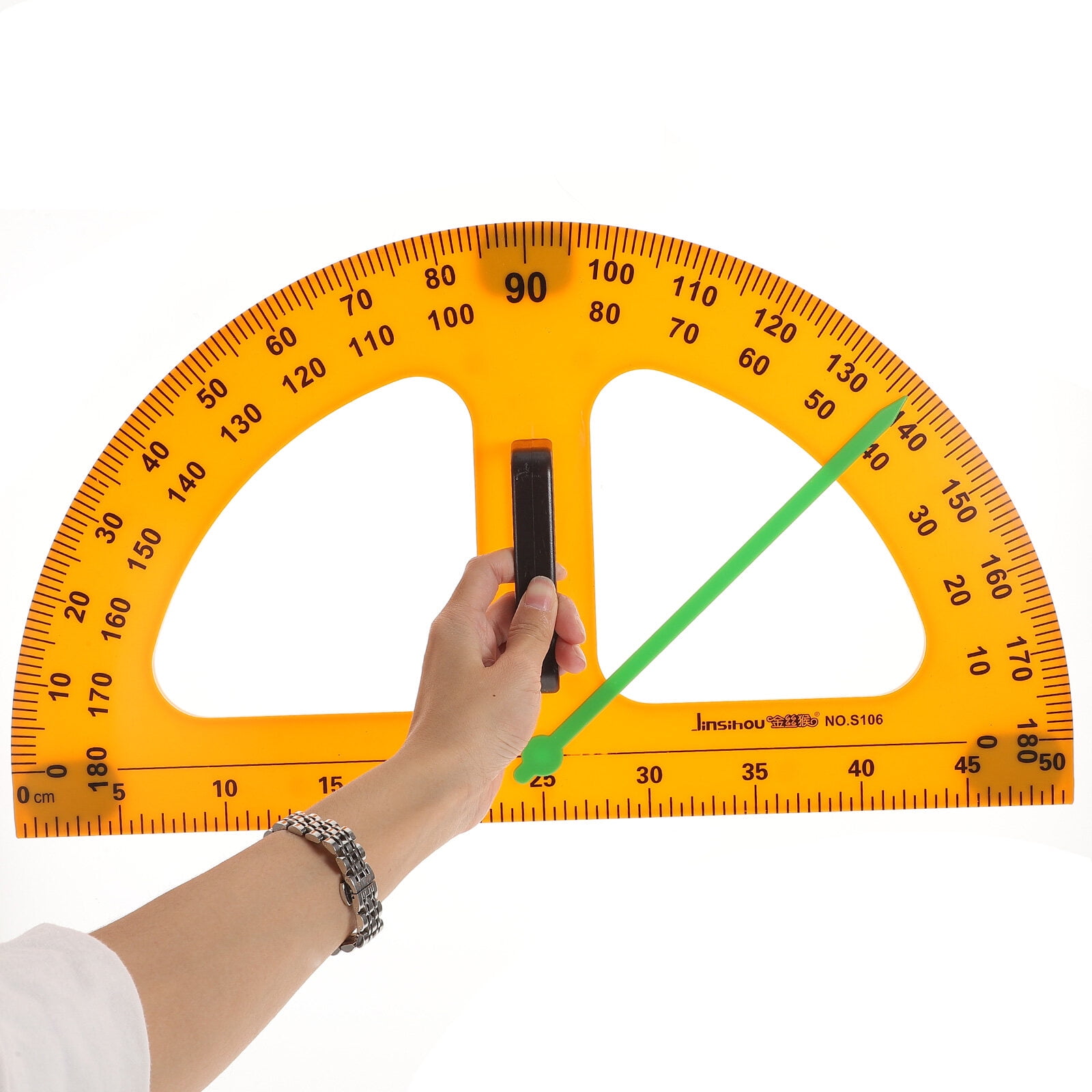 Plastic Angle Protractor Measurement Tool Angel Measuring Accessory