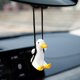 thumbnail image 1 of Ubiuosuper Cute Swing Duck Mirror Hanging Car Interior Accessories (duck), 1 of 4
