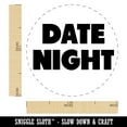 thumbnail image 2 of Date Night Bold Text Self-Inking Rubber Stamp Ink Stamper - Orange Ink - Medium 1 Inch, 2 of 7