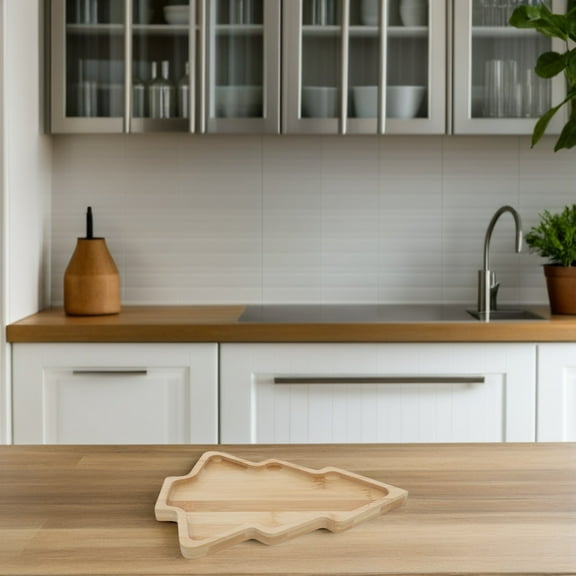 UPOUART Wooden Sushi Plate for Family Dinner Serving Tray Kitchen Tableware