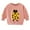 Orange, variant on Odeerbi Kids Boys Girls Crewneck Sweatshirts Cartoon Printed Pullover Sweatshirts Fashionable Cute Flower Sweatshirt Fall Winter Long Sleeve Pullover Sweatshirt Pink
