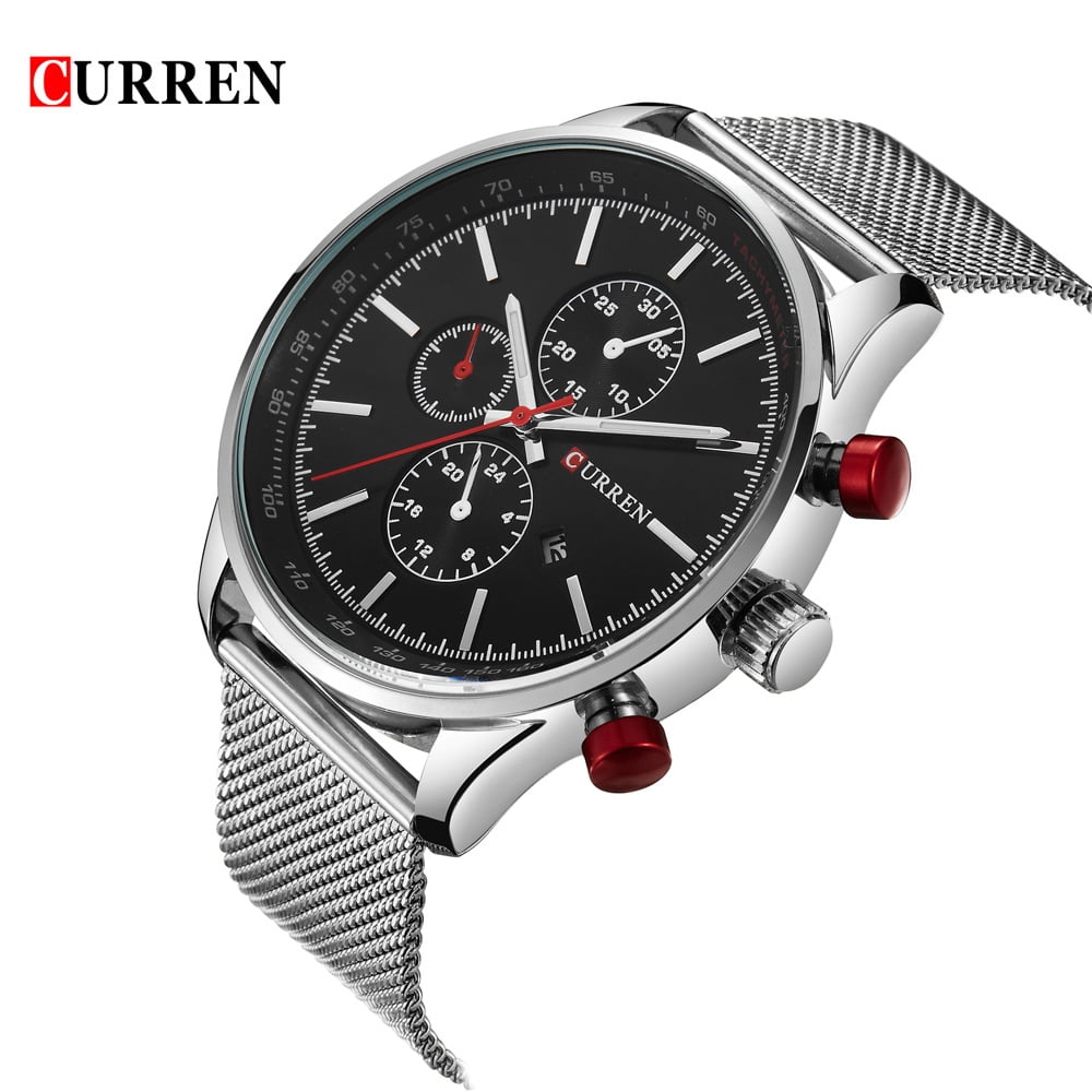 CURREN 2016 Brand Luxury Mens Quartz Casual Watch 30M Daily Water-resistant Man Business Wristwatch W/ Calendar Watch for Man