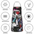 thumbnail image 7 of Rod Wave Kitchen Cooking Aprons Adjustable Waterproof Apron Bib Apron with 2 Pockets for Men Women Chef, 7 of 7