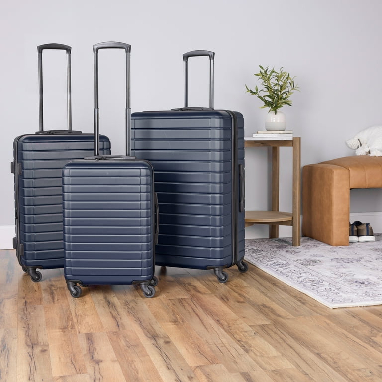 Free Shipping! Protege 20-inch Hardside Upright Luggage Blue Cove