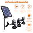 thumbnail image 4 of Graflsoa Solar-Powered Dual-Mode LED Underwater Light Set with 2200mAh Battery, IP68/65 Waterproof, Blue Light, Auto On/Off, Eco-Friendly Garden Decoration, 4 of 6