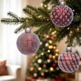 thumbnail image 5 of Shatterproof Christmas Ornaments Painted Vintage Tree Hanging Baubles Decorative Gift Set Holiday Party Red 12 Pack, 5 of 9