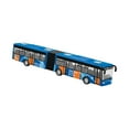 thumbnail image 1 of Diecast Bus Toy Two Section Articulated Bus Toy, Metal Decoration Alloy Pull Back Bus Simulation Transit Bus Model for Reward blue, 1 of 8