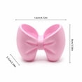 thumbnail image 2 of Bow Shaped Organizer Holder Multipurpose Storage Stand for Toothbrush Pen Makeup Bathroom Office Vanity Desk Accessory White 5" x 2" x 4", 2 of 5