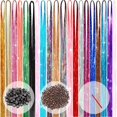 thumbnail image 1 of Kit de extensiones de cabello Prehot Fairy Tinsel 48, 1 of 6
