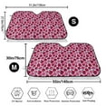 thumbnail image 3 of Haiem Rose Flowers Car Windshield Sun Shade - Blocks UV Rays Sun Visor Protector, Sunshade to Keep Your Vehicle Cool, Universal Fit SUV Van Sedan-Small, 3 of 7