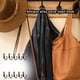 thumbnail image 5 of Inteprter Ganchos de pared Estante de almacenamiento Conveniente Amplia aplicación Heavy Duty Usable Keys Hangers Home Coats Hanging Decorativo Almacenamiento y organización del hogar Bronce 10 piezas, 5 of 6