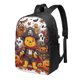 thumbnail image 1 of Mochila de viaje para portátil con diseño de Winnie The Pooh Light Flight, antirrobo con puerto de carga USB, mochila universitaria, gran capacidad para el trabajo, color negro, 17 pulgadas, 1 of 8