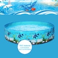 thumbnail image 4 of Happy Date Inflatable Pool for Kids, Swimming Pool, Blow Up Round Baby Padding Pool for Outside and Indoor, Toddler Pool Ball Pit/Fishing/Toys Play Center for Garden, 4 of 7