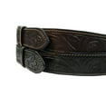 thumbnail image 3 of Leather Belts Western Belt for Men Women Cowboy Floral Tooled Work Casual Office Wear, 3 of 10