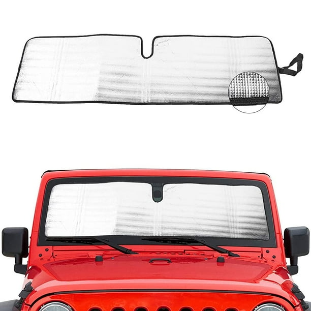 Windshield Sunshade Sun Shade Heat Shield Sun Visor Mat for Jeep
