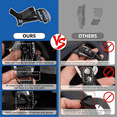 thumbnail image 4 of Helmet Quick Release Buckle Replacement Kit, Ratcheted Helmets for Chin Strap Up to 1inch, Motorcycle Helmets Black, 4 of 7