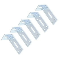 UPOUART Dresser Mirror Brackets Construction Steel Silver 5Pcs 1.2X1.6X3.1In