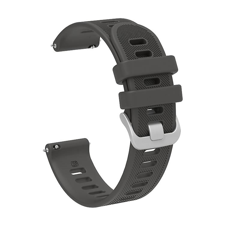 For Garmin Approach S40 20mm Silicone Twill Watch Band