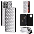 thumbnail image 2 of Funda Flip para Motorola Moto G15 con Patrón de Cuadros y Cierre Magnético Seguro, 2 of 4