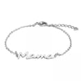 thumbnail image 1 of 4x Pulsera Del Día de La Madre Pulsera de Mujer Colgante Pulseras con Letras de Mamá Pulsera con Dijes para Compromiso Playa Día de San Valentín Parej 4 piezas, 1 of 8