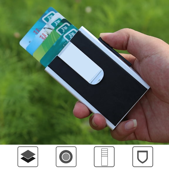 SEWCHICS Men's Wallet Anti-Degaussing Travel Wallet Slim Design 1 Piece