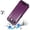Dark Purple, variant on Phone Case for TCL Revvl 8 Premium Tough Lined Hybrid Shockproof Rugged Dual Layer TPU Durable Impact Resistant Textured Grip Defense Cover Pink