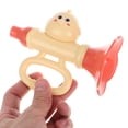 thumbnail image 2 of FELTECHELECTR Trompeta de plástico para hacer ruido, juguete musical para fiestas infantiles, instrumento para celebraciones de cumpleaños, eventos, estadios deportivos, utilería para niños., 2 of 4