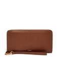 thumbnail image 1 of Billetera Fossil Logan de Cuero con Bloqueo RFID para Mujer en Marrón, 1 of 7