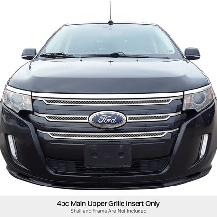 Stainless Steel Main Upper Mesh Grille 2011-2014 Ford Edge
