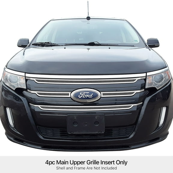 Stainless Steel Main Upper Mesh Grille 2011-2014 Ford Edge