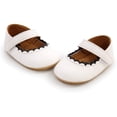 thumbnail image 4 of Baby Girls Mary Jane Flats with Bowknot Ballet Slippers Toddler First Walkers Infant Princess Wedding Christmas Dress Shoes, 4 of 6