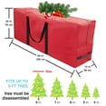 thumbnail image 3 of TFixol Water Resistant Christmas Tree Storage Bag | Durable Xmas Storing Bag for Trees | Christmas Tree Bags Storage for Artificial Trees & Decorations | Holiday Storage Bag for Tree, 3 of 6
