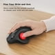 thumbnail image 2 of Ratón Trackball inalámbrico Nulea M501 recargable ergonómico, 2 of 7