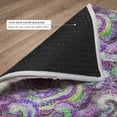 thumbnail image 6 of Addison Rugs Dream Shag Premium Machine Washable Transitional Mosaic Waves Purple Rectangle Rug, 8' x 10', 6 of 8
