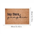 thumbnail image 2 of Fall Doormat Hey There Pumpkin Entryway Rug Coir Look Non Slip Mat 16"x24" 1 Pc, 2 of 5