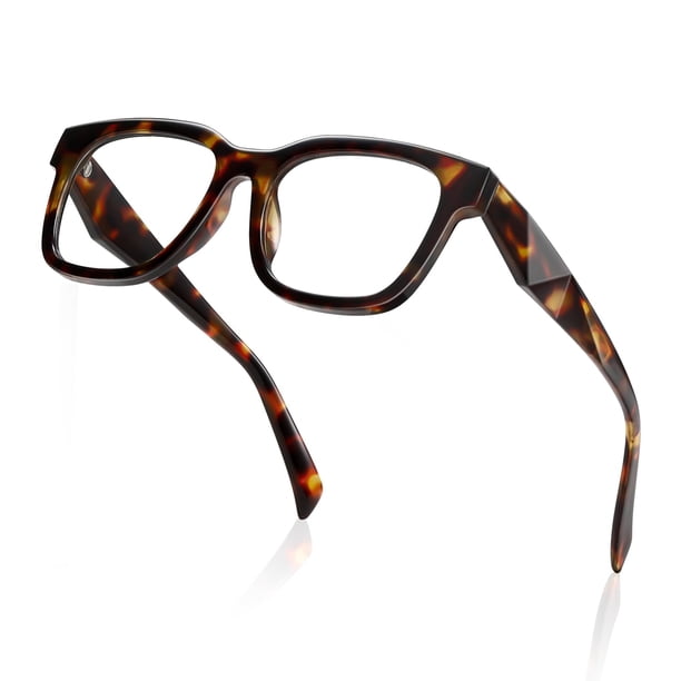 Gafas unisex con montura cuadrada tipo kimorno que bloquean la luz azul