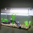thumbnail image 2 of Unique Bargains 1 Pcs Fish Tank Aquarium Decorations Artificial Plants Plastic Artificial Water Plants Green 30cm, 2 of 7