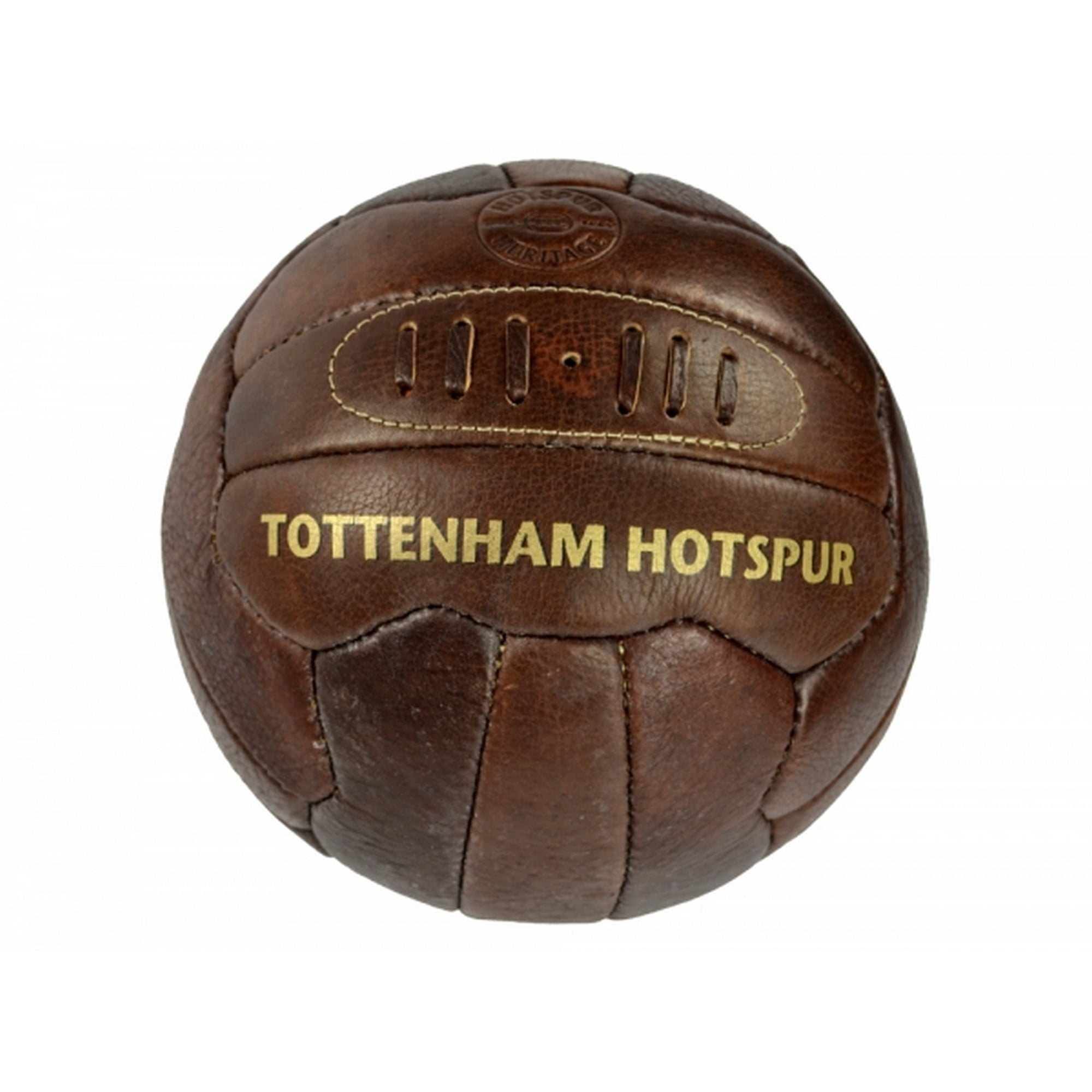 Size 5 Tottenham Hotspur Retro Heritage Leather Ball 