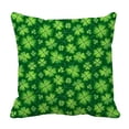 thumbnail image 1 of EREHome Housse de Coussin Trèfle Vert Foncé 16x16 Pouces, 1 of 1
