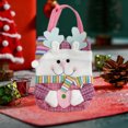 thumbnail image 1 of Eoozwa Christmas Gift Bag with 3D Snowman Santa Design Reusable Fabric Present Wrapping for Holiday Party Favors and Home Decorations, 1 of 5