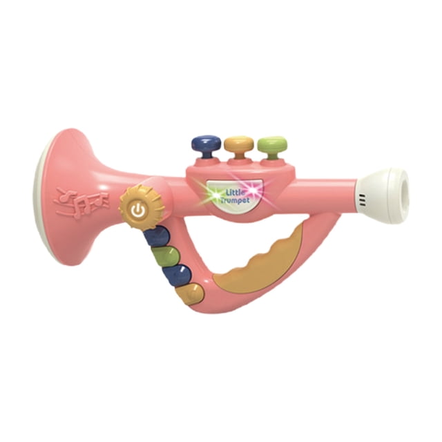 Toys for Babies,Baby Musical Toys Toddler Musical Toys Trumpet Toys Baby Educational Toys Children Practice Musical Instruments Mini Trumpet with Light Effects Adjustable Volume