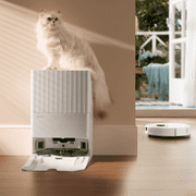 Roborock Qrevo Series Robot Vacuum and Mop, Auto Mop Washing&Drying, 8000Pa Suction, Self-Emptying, Anti-Tangle Brushes, Smart Obstacle Avoidance (QV 35A)