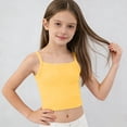 thumbnail image 3 of Diufon Girls Camisole Spaghetti Strap Cropped Tank Tops for Teen Girl Sleeveless Basic Dance Vest Top Sport Bras, 3 of 10